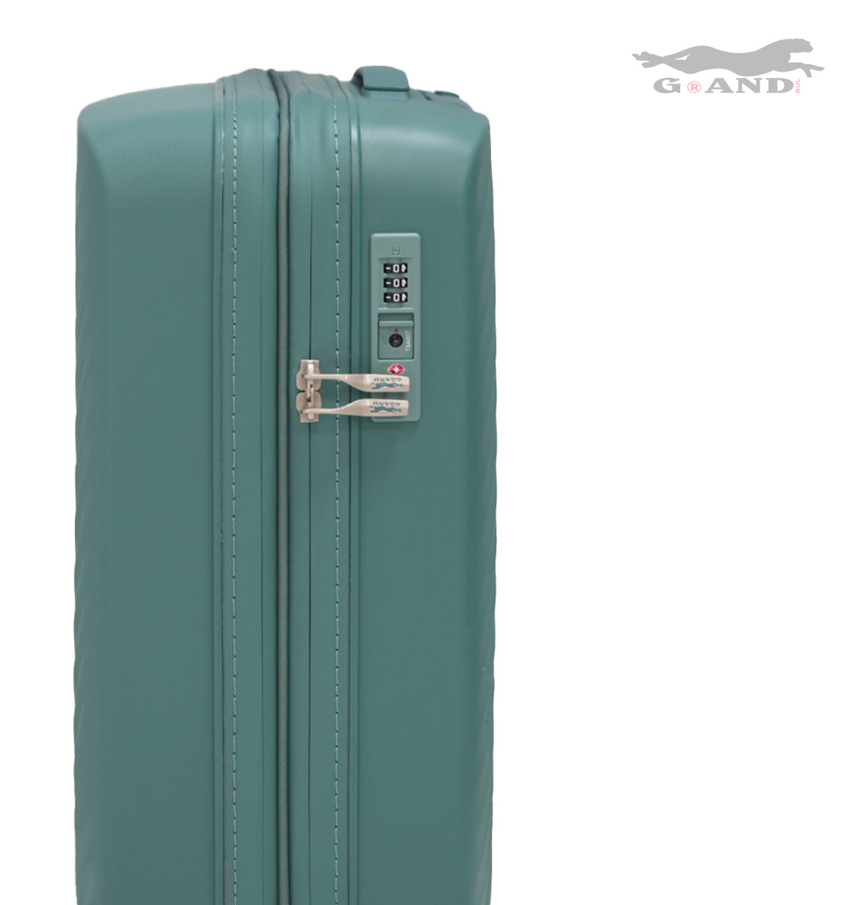 Куфар Grand Elite X 1616 полипропилен малък зелен - Image 6