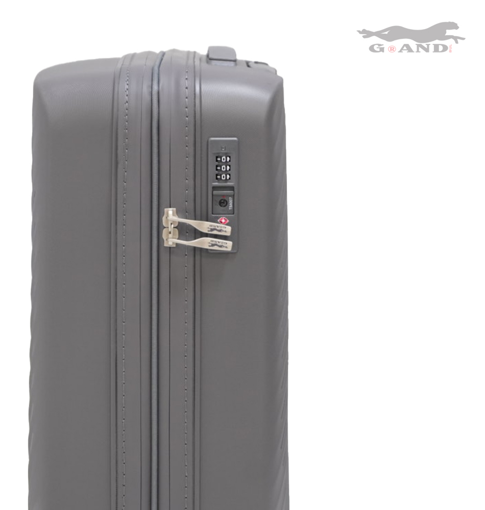 Куфар Grand Elite X 1616 полипропилен малък графит - Image 7