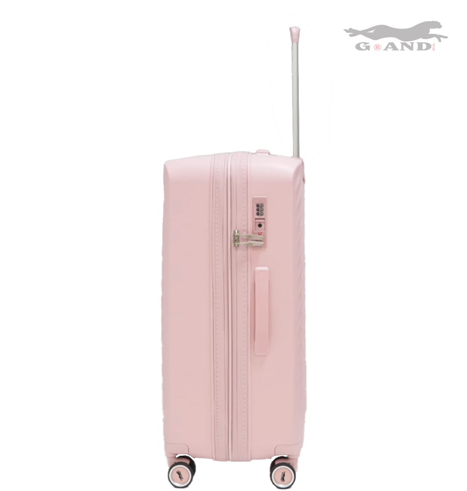 Куфар Grand Elite X 1616 полипропилен комплект розов - Image 5