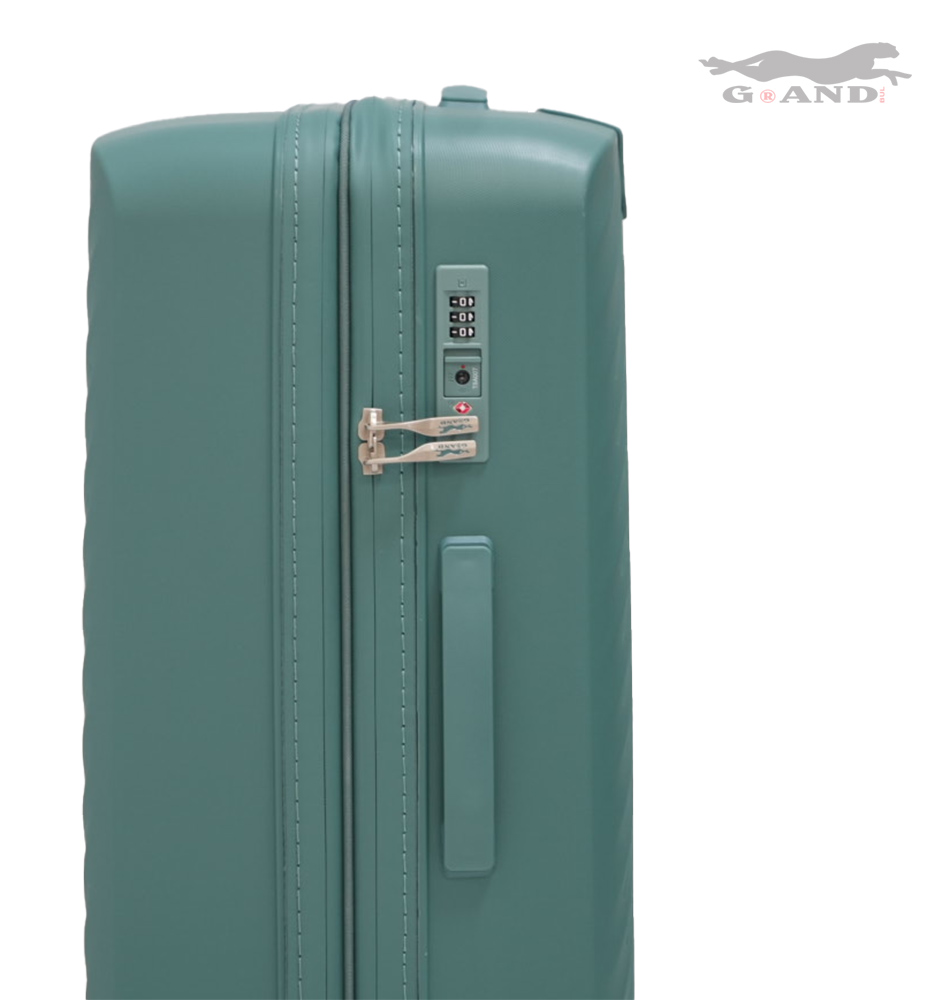 Куфар Grand Elite X 1616 полипропилен комплект зелен - Image 2