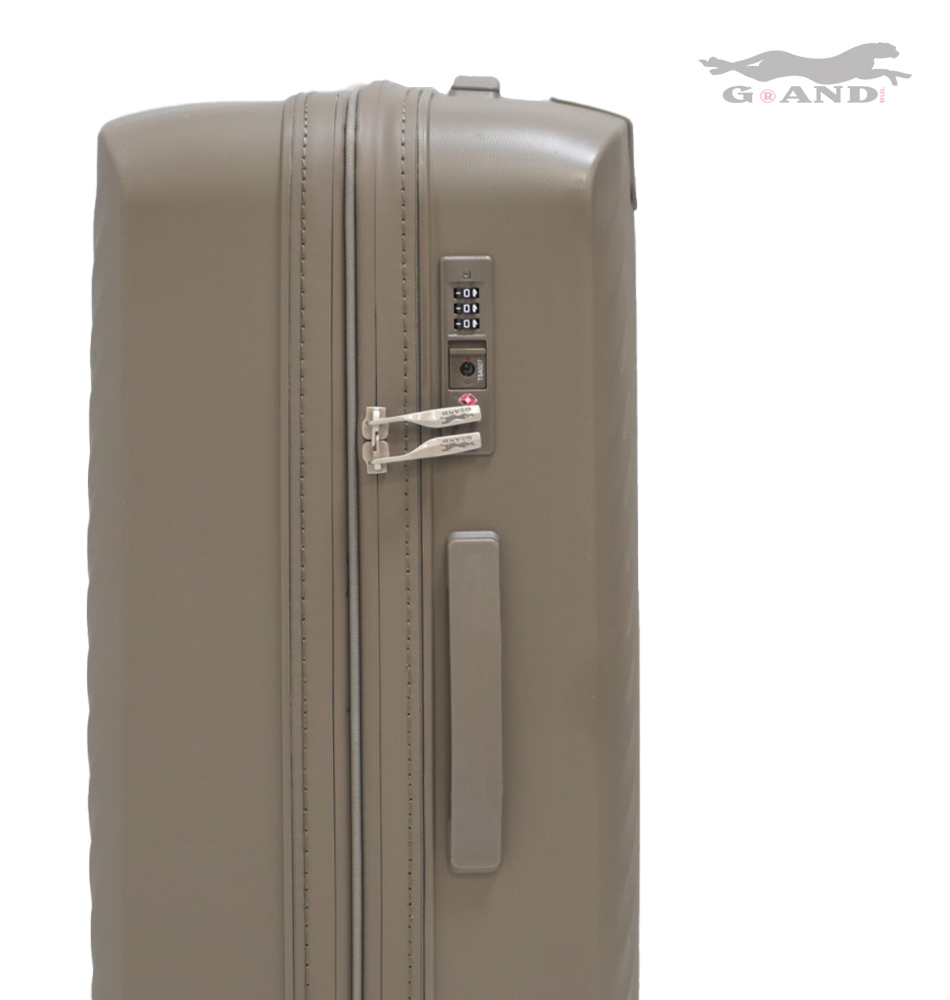 Куфар Grand Elite X 1616 полипропилен комплект каки - Image 2