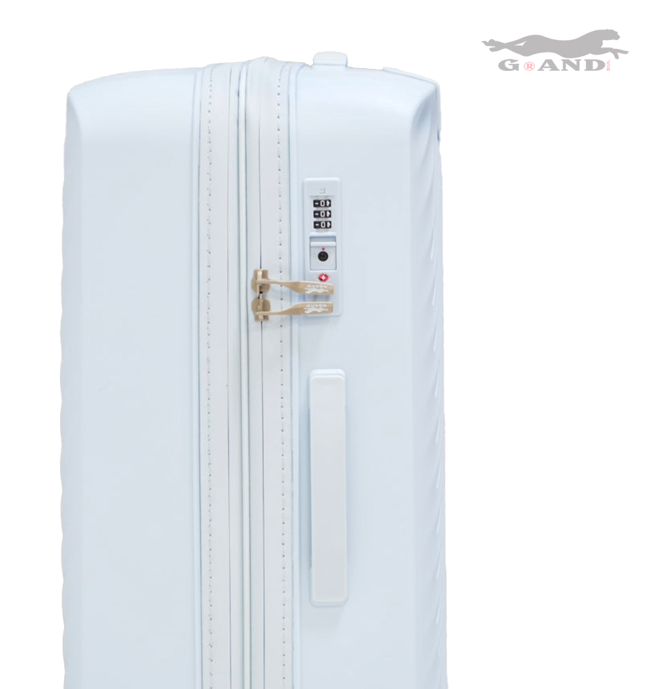 Куфар Grand Elite X 1616 полипропилен комплект син - Image 2