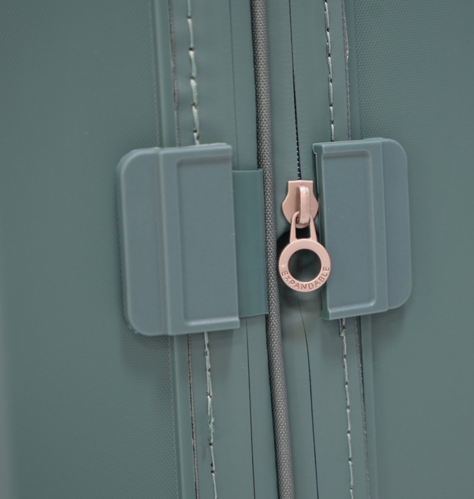 Куфар Grand Elite X 1616 полипропилен комплект зелен - Image 4