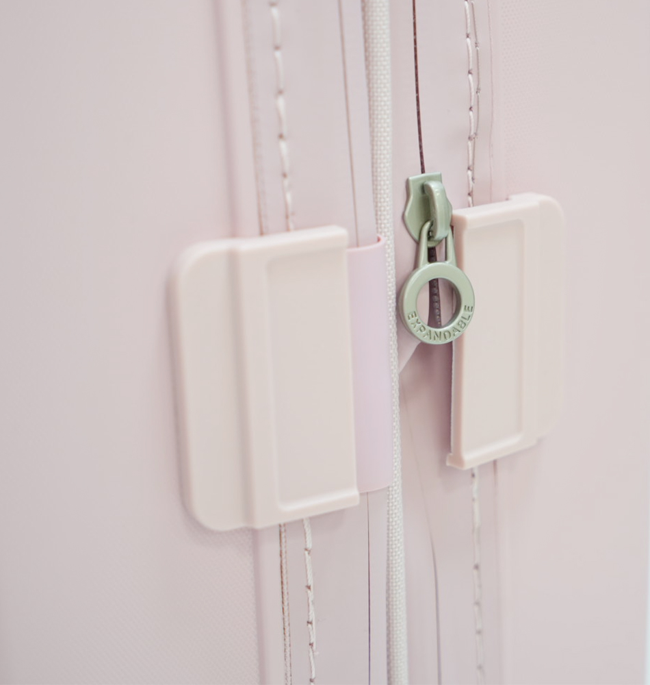 Куфар Grand Elite X 1616 полипропилен комплект розов - Image 3