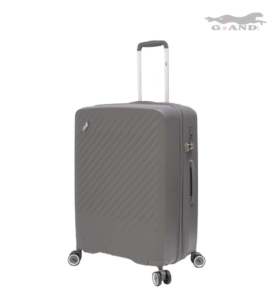 Куфар Grand Elite X 1616 полипропилен среден графит