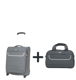 КУФАР 2502/ВОДОУСТОЙЧИВ ТЕКСТИЛЕН/МАЛЪК СИВ