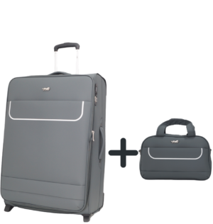 КУФАР 2502/ВОДОУСТОЙЧИВ ТЕКСТИЛЕН/ГОЛЯМ СИВ