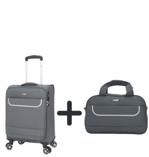 КУФАР 2504/ВОДОУСТОЙЧИВ ТЕКСТИЛЕН/МАЛЪК СИВ