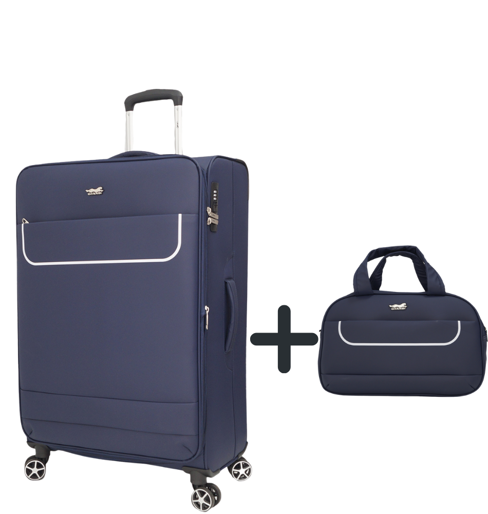 КУФАР 2504/ВОДОУСТОЙЧИВ ТЕКСТИЛЕН/ГОЛЯМ СИН