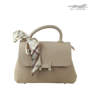 Дамска чанта Hélora – Бежова с шал