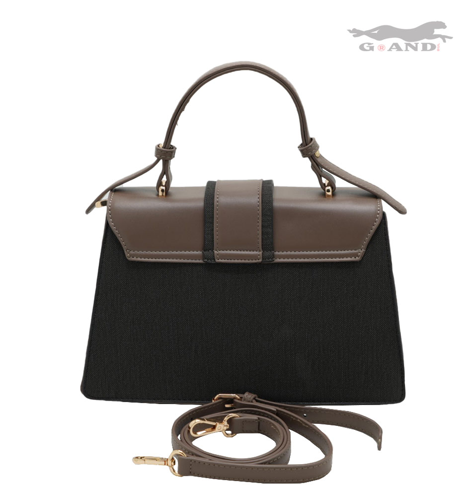 Дамска чанта Monéa в кафяво-черно - Image 3