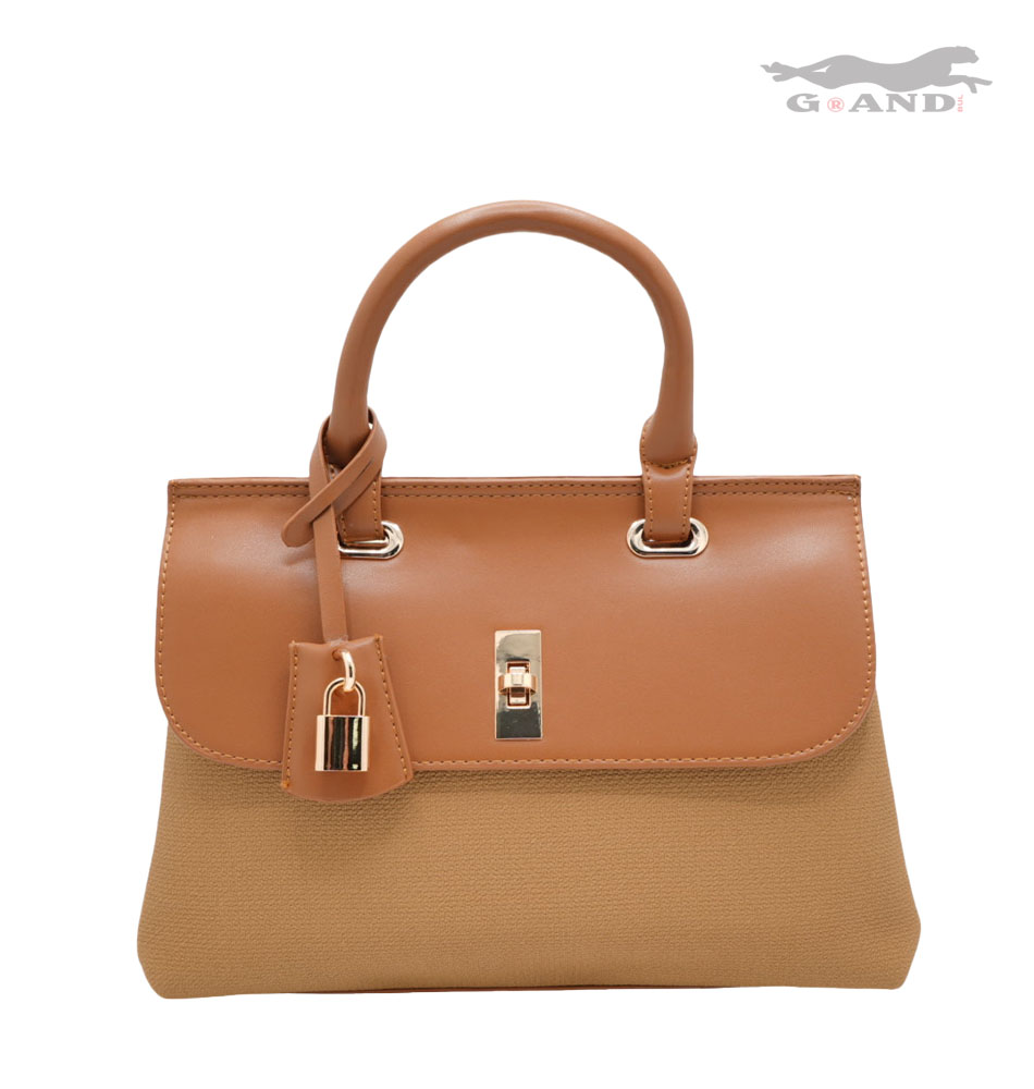 Дамска чанта Valerie – Кафява с катинарче