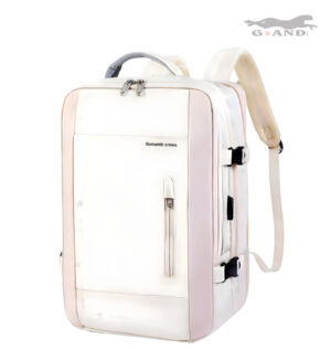 Раница за пътуване Romantic Crown 45x32x12-22см в бежово