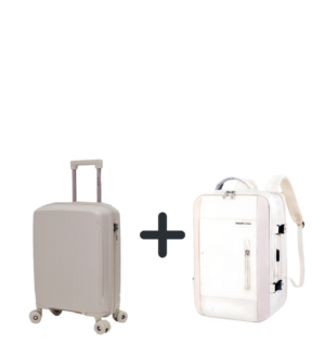 Куфар от полипропилен Whisper Wheels 03 малък в бежов