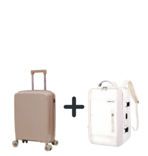 Куфар от полипропилен Whisper Wheels 03 малък в каки