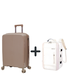 Куфар от полипропилен Whisper Wheels 03 среден в каки