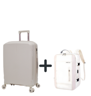 Куфар от полипропилен Whisper Wheels 03 среден в бежов