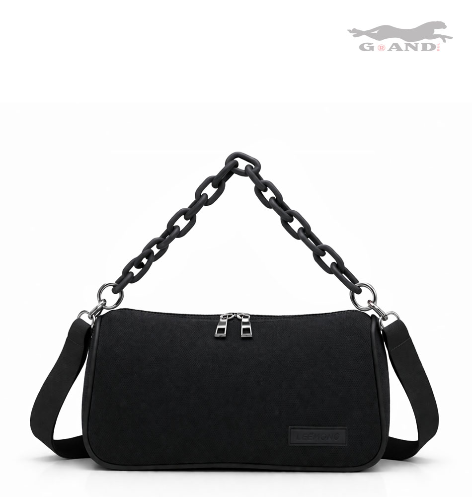 Дамска чанта Leémono-черна