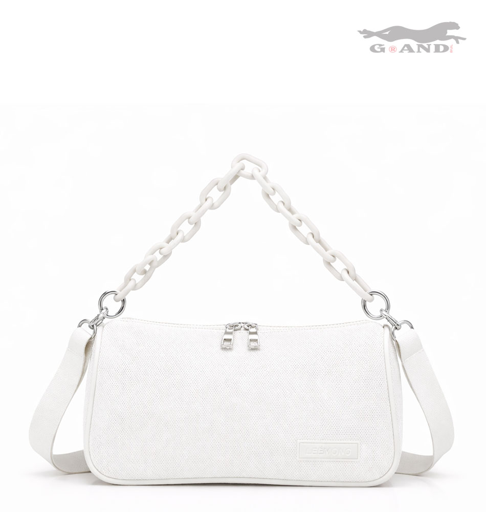 Дамска чанта Leémono-бяла