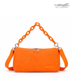 Дамска чанта Leémono-оранжева