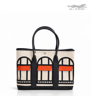 Дамска чанта Isabella черна/оранжева