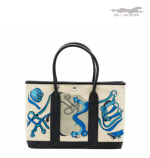 Дамска чанта Isabella черна/синя