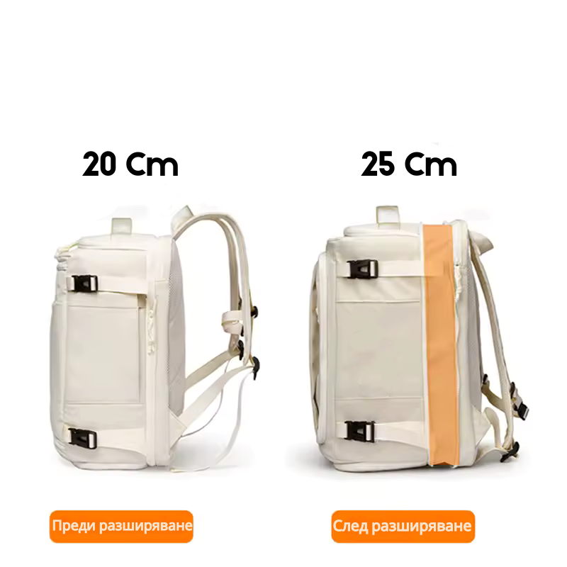 Раница за ръчен багаж FlexCarry 50108 40x30x20-25 черна - Image 7