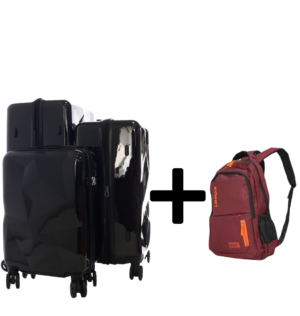 КУФАР 997 ПОЛИКАРБОНАТ КОМПЛЕКТ ЧЕРЕН ДИАМАНТ