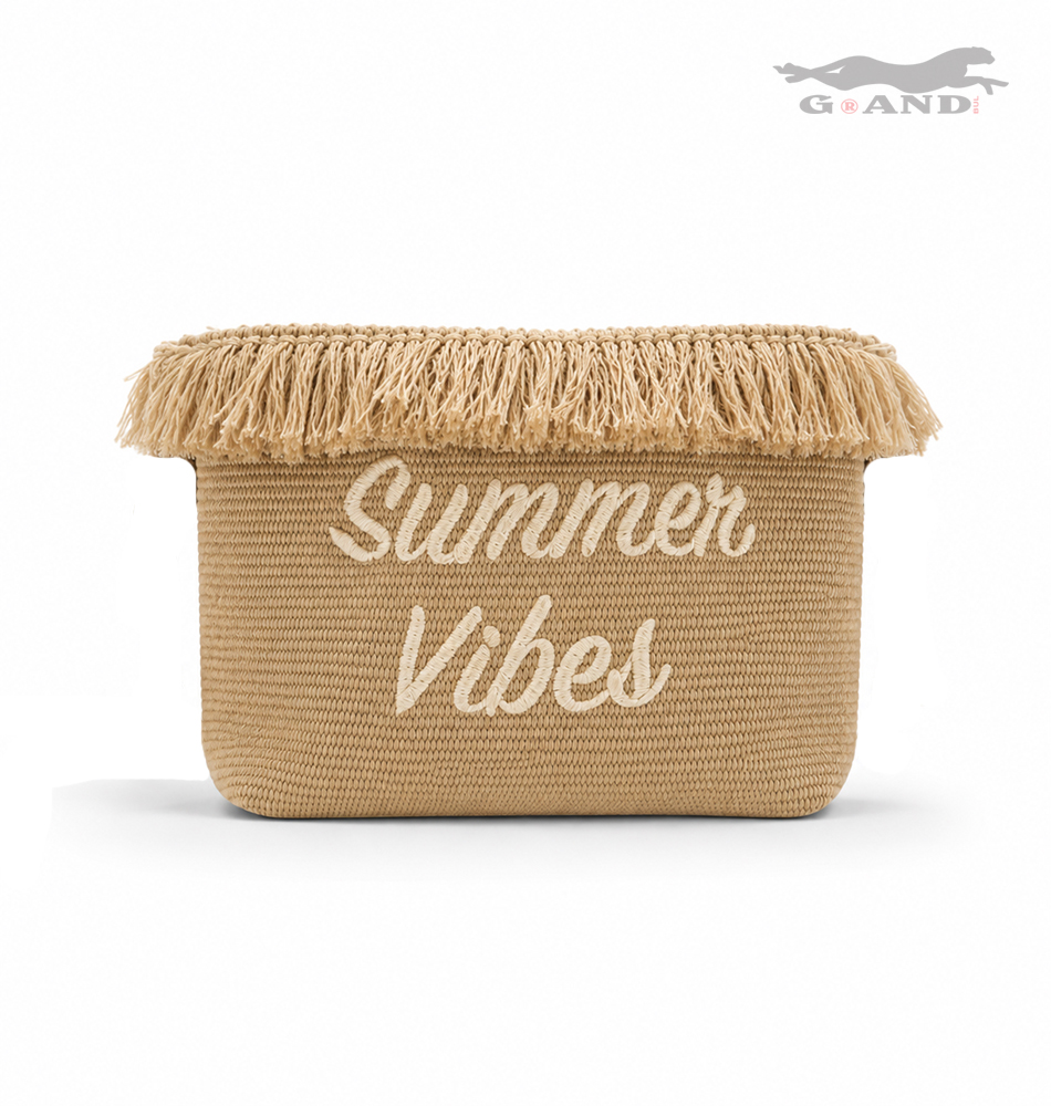 Малка лятна чанта Summer Vibes бежова