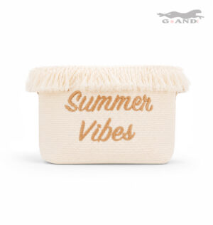 Малка лятна чанта Summer Vibes бяла