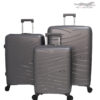 Куфари Pegasus 1601R полипропилен комплект графит