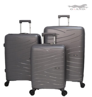 Куфари Pegasus 1601R полипропилен комплект графит