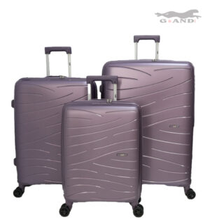 Куфари Pegasus 1601R полипропилен комплект лилави