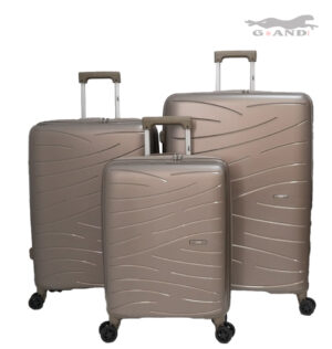 Куфари Pegasus 1601R полипропилен комплект каки