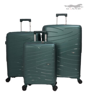 Куфари Pegasus 1601R полипропилен комплект зелени