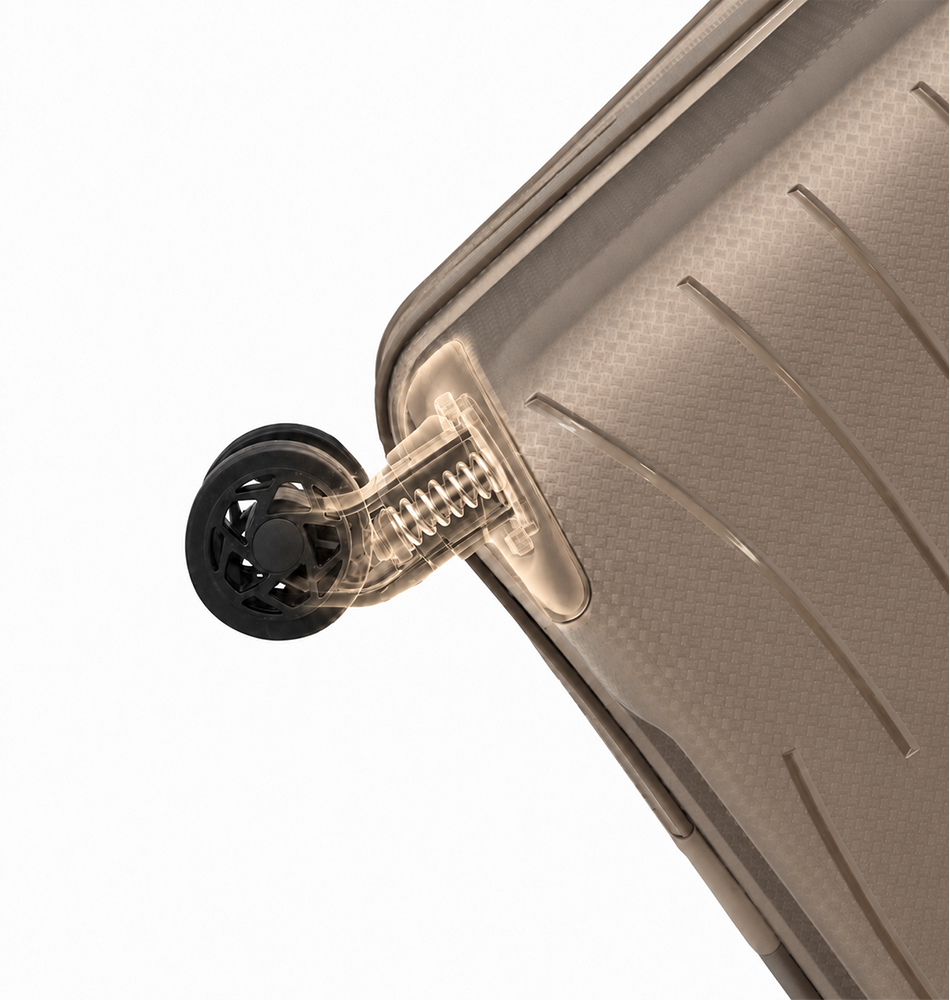 Куфари Pegasus 1601R полипропилен комплект каки - Image 3
