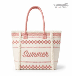 Голяма плажна чанта Summer розова