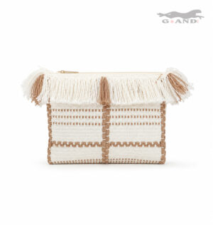 Дамска чанта Riviera Fringe бяла