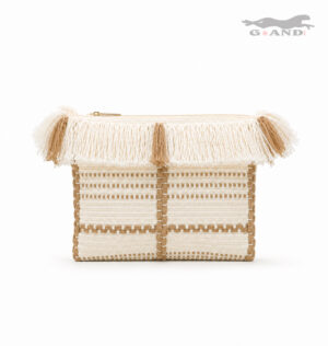 Дамска чанта Riviera Fringe екрю