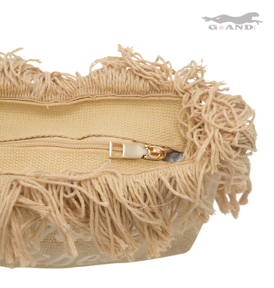 Малка лятна чанта Summer Vibes бежова - Image 5