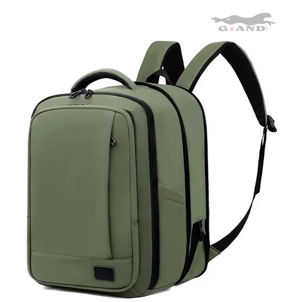 Голяма раница Grand Vectra 45x30x15–23 с органайзер – Зелена - Image 10