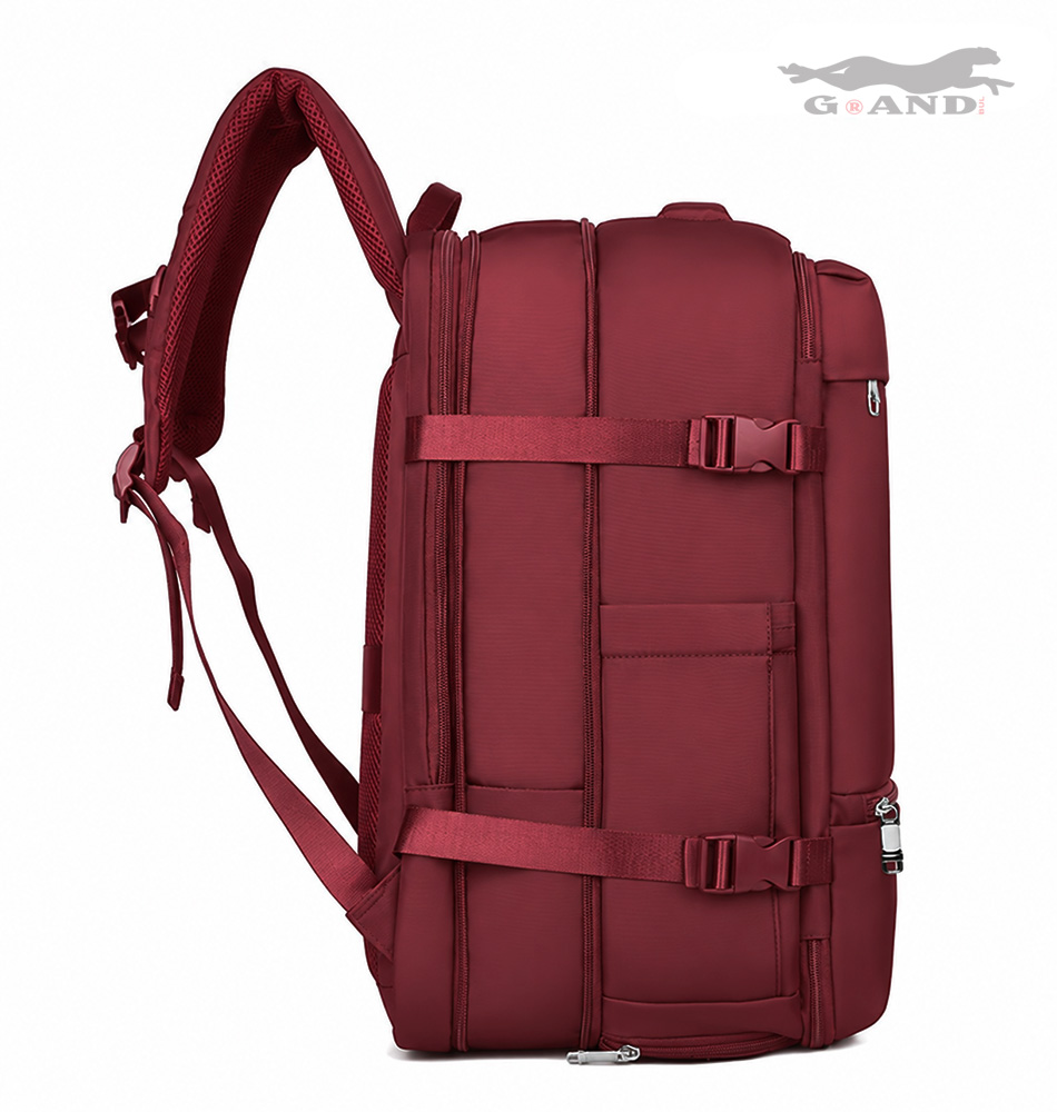 Grand Ruby 515 – бордо – странични ленти с катарами