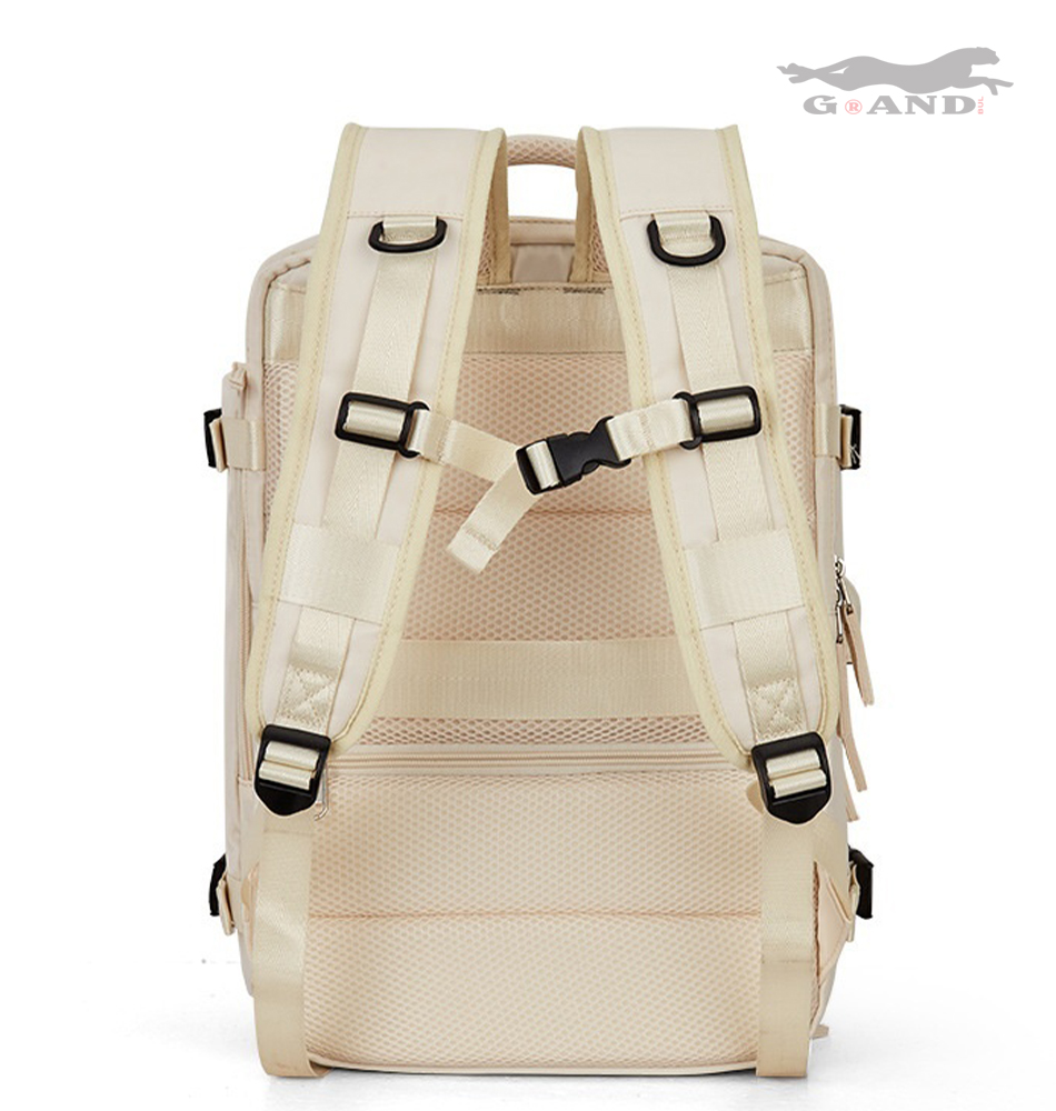Раница за ръчен багаж Rovaris 40x30x20-30 Бежова - Image 5