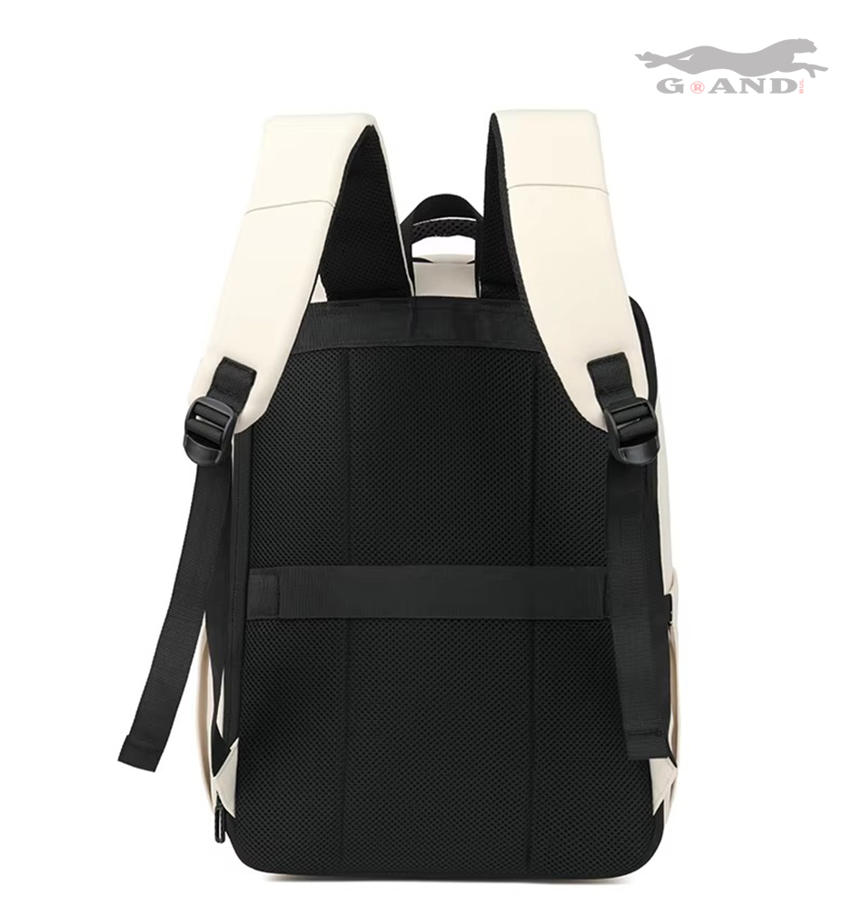Голяма раница Grand Vectra 45x30x15–23 с органайзер – Бежова - Image 7