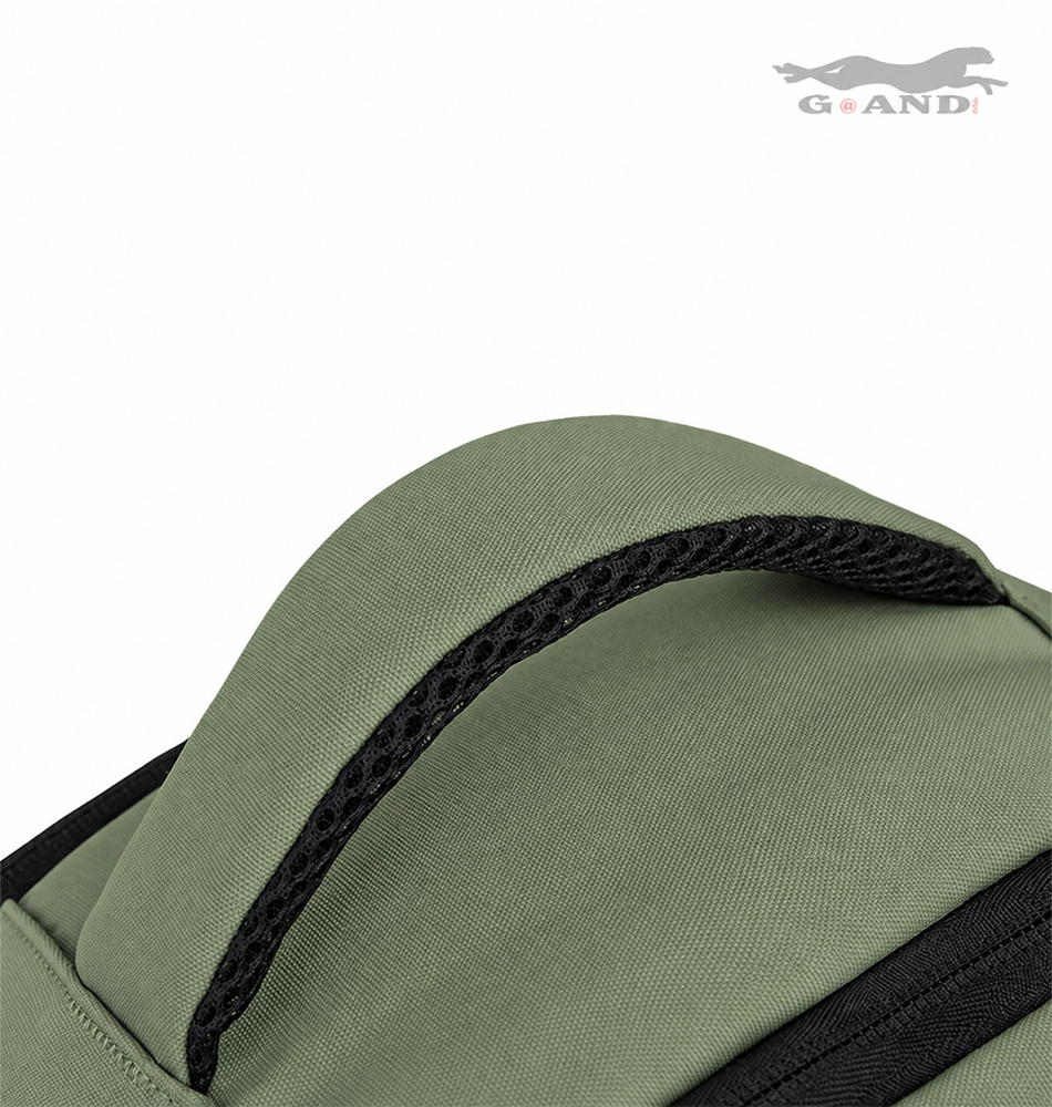 Голяма раница Grand Vectra 45x30x15–23 с органайзер – Зелена - Image 9