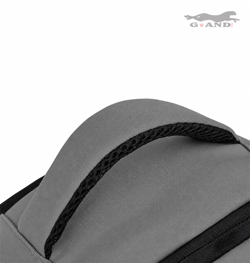 Голяма раница Grand Vectra 45x30x15–23 с органайзер – Сива - Image 9