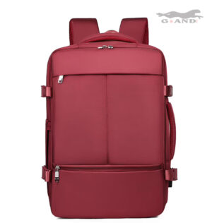 Голяма текстилна раница Grand Ruby 515 в бордо с разширител
