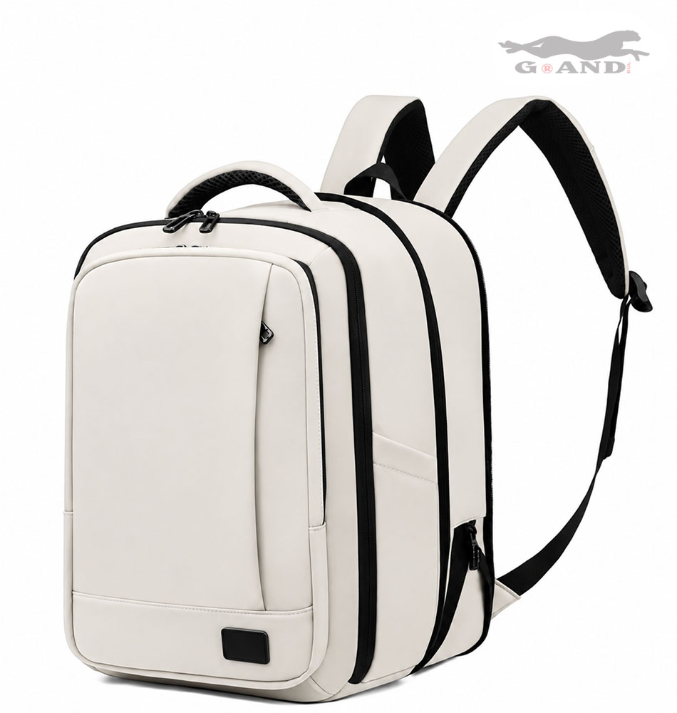 Голяма раница Grand Vectra 45x30x15–23 с органайзер – Бежова - Image 10
