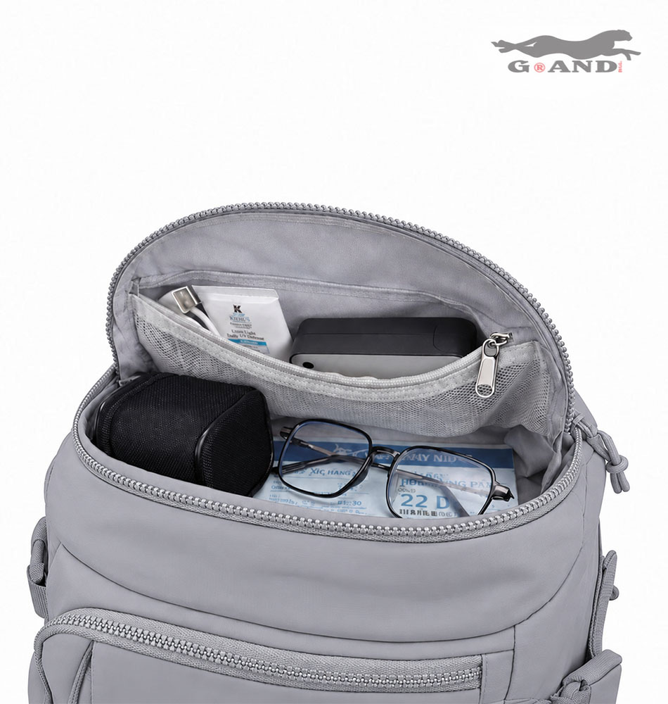 Раница за ръчен багаж FlexCarry 50108 40x30x20-25 сивa - Image 6