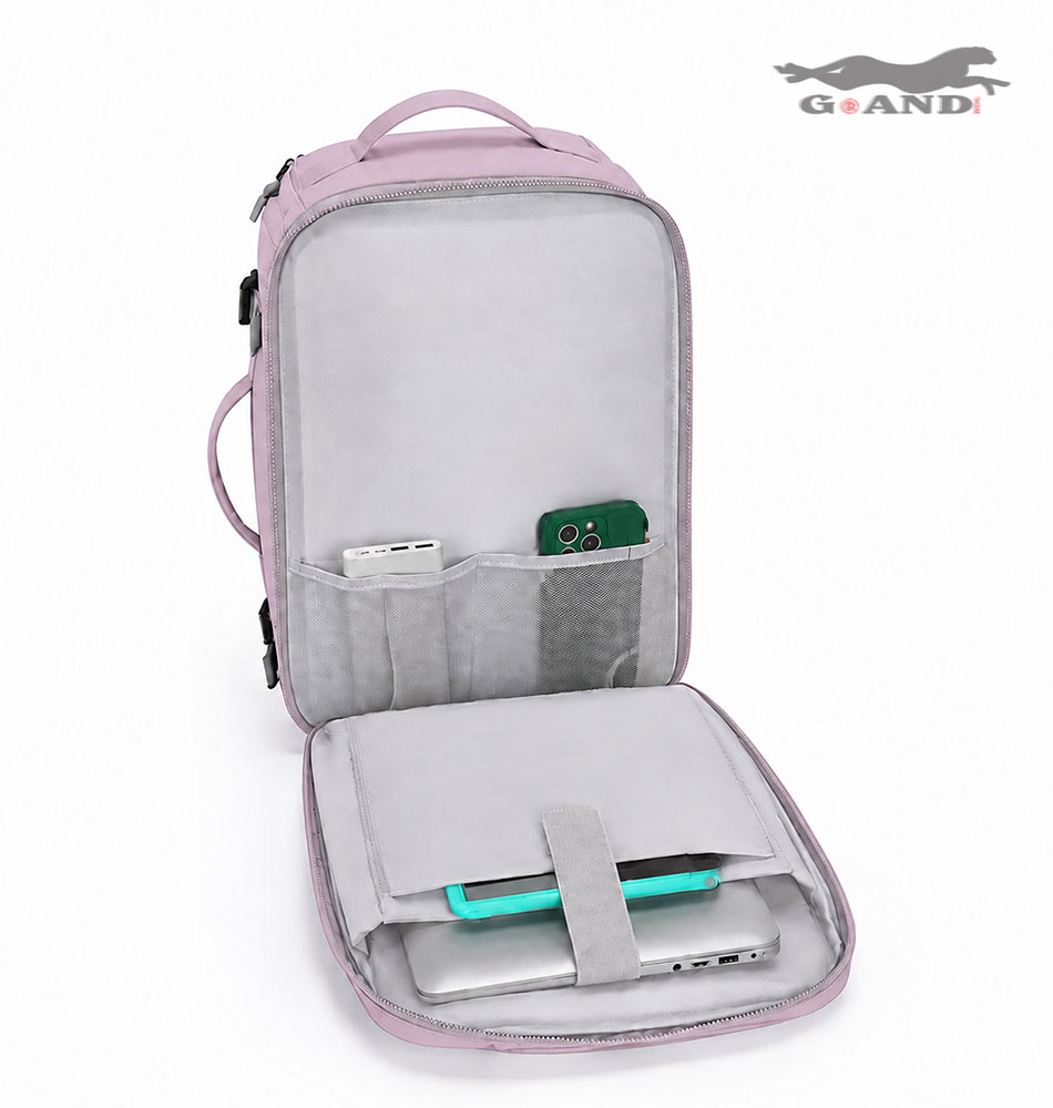 Раница за ръчен багаж FlexCarry 50108 40x30x20-25 лилава - Image 5
